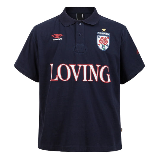 Remedy LOVING Foam Print Polo Shirt | Face 3 Face