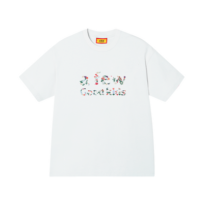 AFGK Floral Letter Embroidery Tee