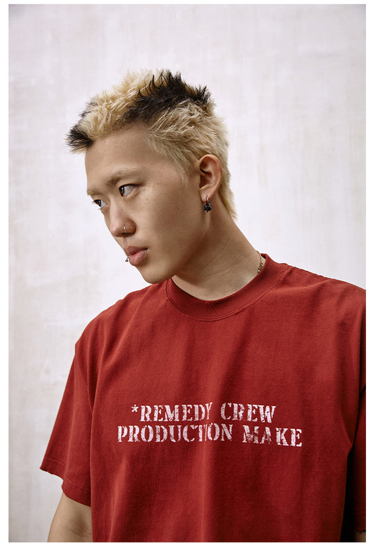 Remedy Faded Print Destruction Tee | Face 3 Face