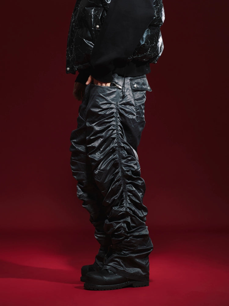 Remedy Heavy Pleated Zipper Pants | Face 3 Face