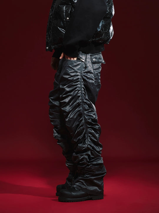 Remedy Heavy Pleated Zipper Pants | Face 3 Face