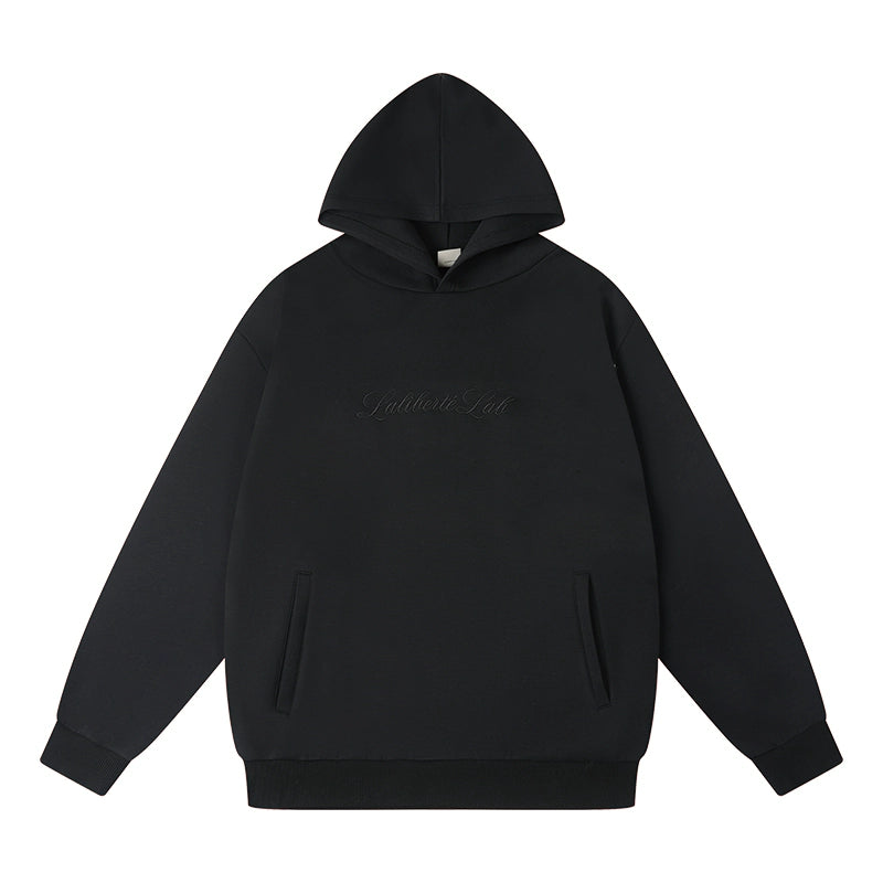 Labt Wool Air Layer Embroidered Hoodie | Face 3 Face