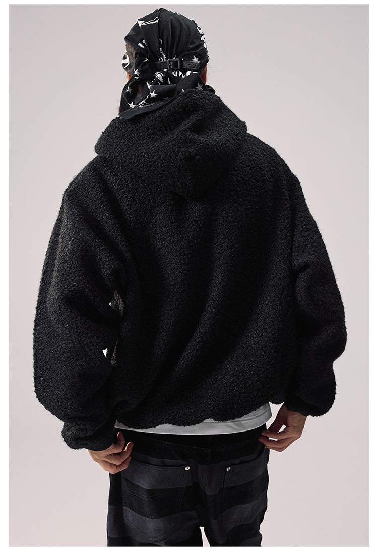 Remedy Sherpa Fleece Half Zip Hoodie | Face 3 Face