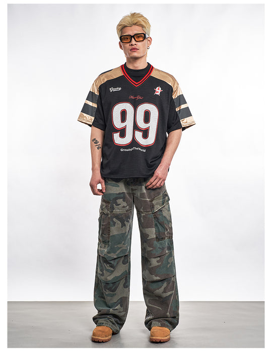 F3F Select Black and Gold 99 Mesh Hockey Jersey | Face 3 Face