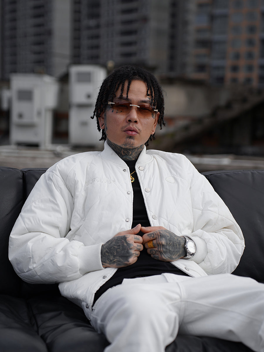 TGFCLUB Embroidered Quilted Jacket | Face 3 Face