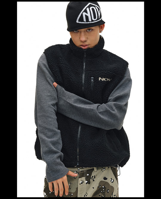 NOVACAM Camouflage Fleece Reversible Vest | Face 3 Face