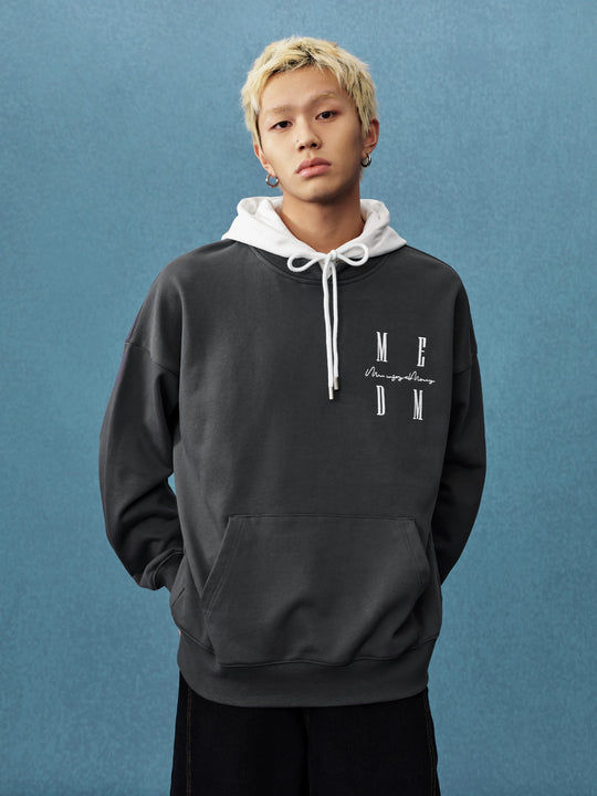 MEDM Layered Look Color Block Hoodie | Face 3 Face