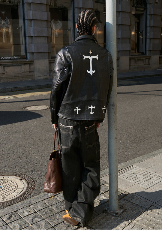 STEEPC Selvedge Double Knee Baggy Jeans | Face 3 Face