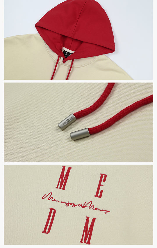 MEDM Layered Look Color Block Hoodie | Face 3 Face