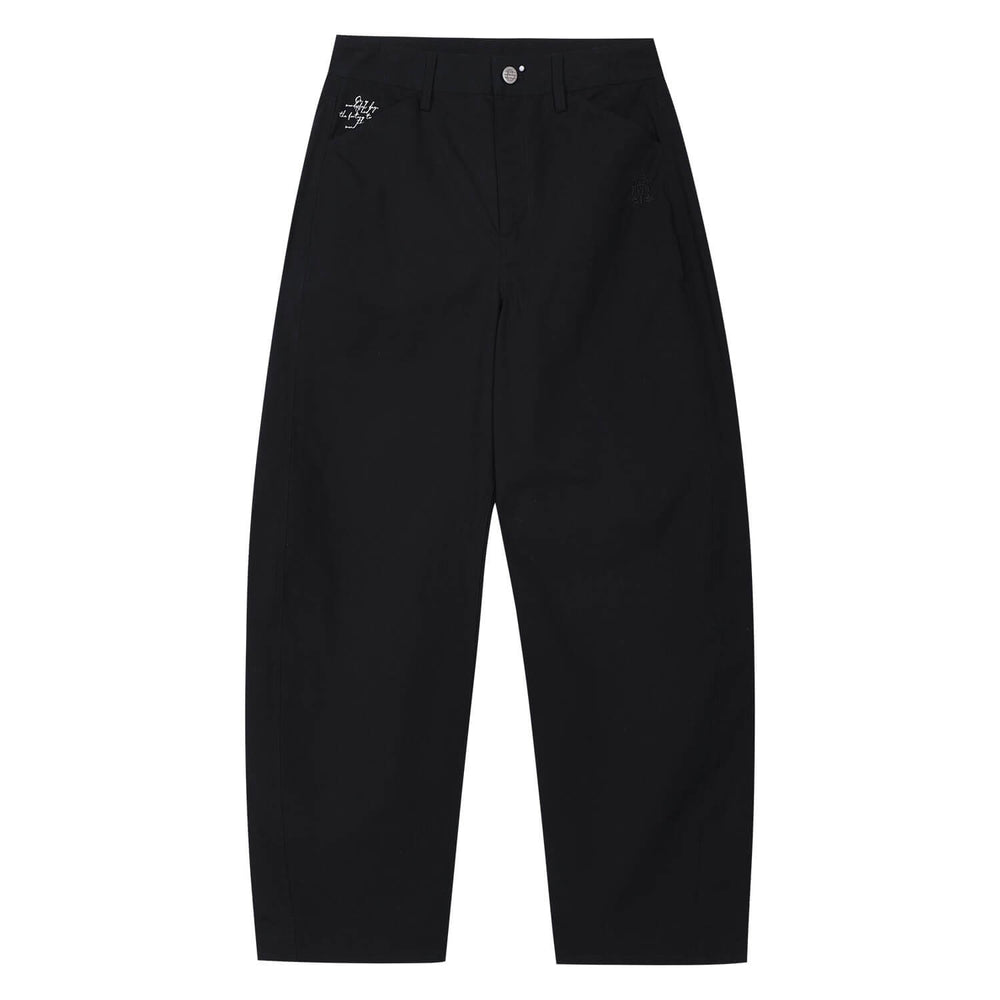 MEDM Lightweight Embroidered Baggy Pants | Face 3 Face