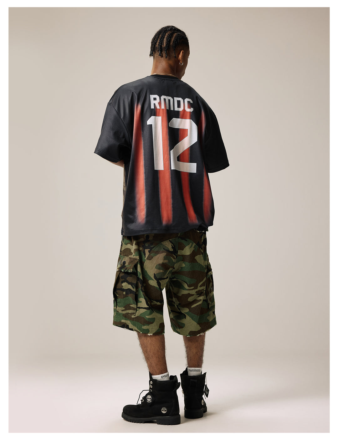 Remedy Paint Stained Camouflage Work Cargo Shorts | Face 3 Face