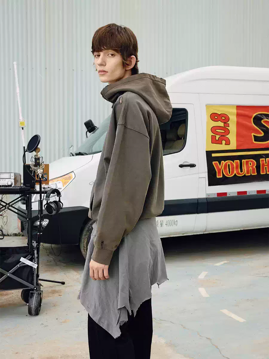 SOD Co. FM Distressed Oversized Hoodie | Face 3 Face