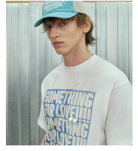 S45 Slogan Poster Print Short Sleeve Tee