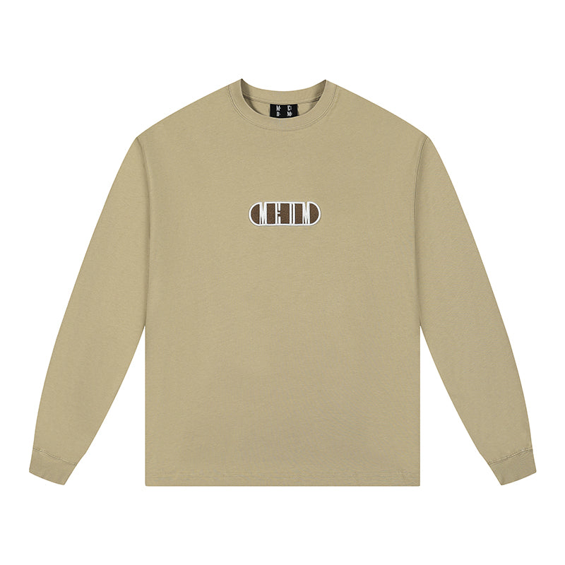 MEDM Basic Capsule Logo Letters Long Sleeved Tee