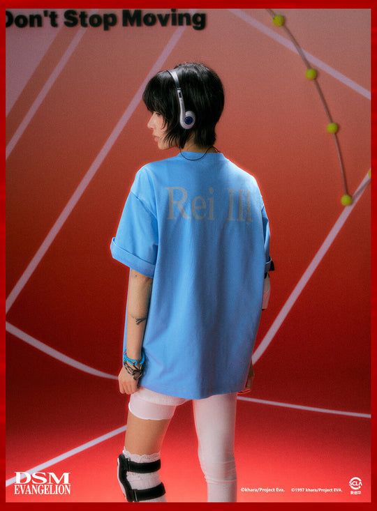 DSM x EVA Character Graphic Print Quick Dry Short Sleeve Tee