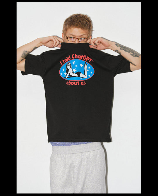 NOVACAM American Girl Graphic Print Short Sleeve Tee | Face 3 Face