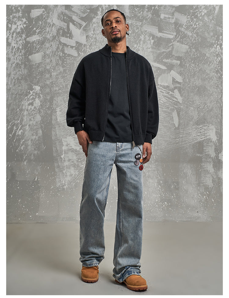 F3F Select Light Blue Drawstring Jeans | Face 3 Face