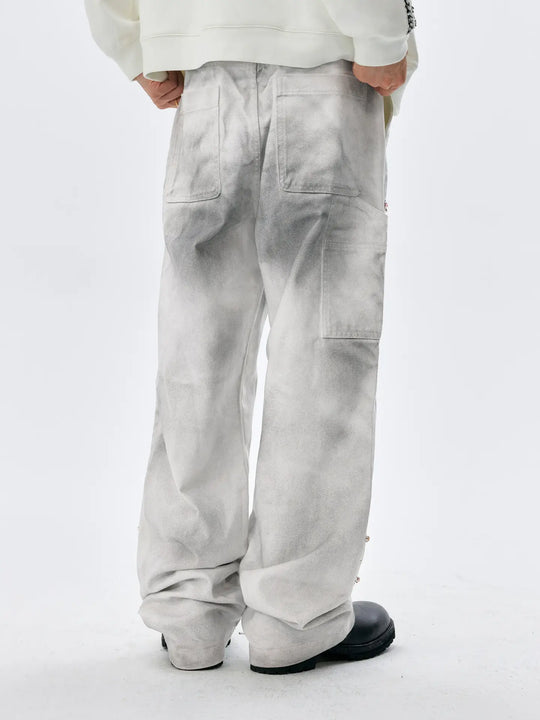 MEDM Gemstone Studded Double Knee Washed Jeans | Face 3 Face