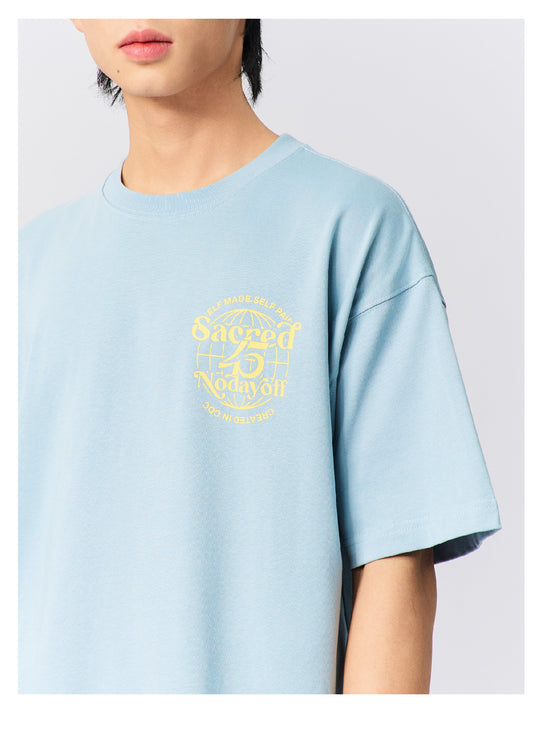 S45 New Earth Logo Printed Tee | Face 3 Face