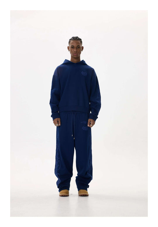 KARMANISTIC x LOCO Logo Embroidered Hoodie | Face 3 Face