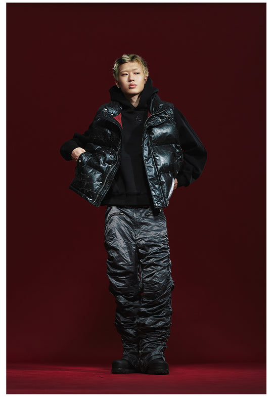 Remedy Heavy Pleated Zipper Pants | Face 3 Face