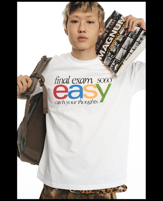 NOVACAM easy Letters Print Tee | Face 3 Face