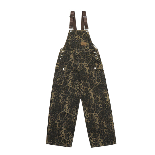 F3F Select Workwear Leopard Print Overall