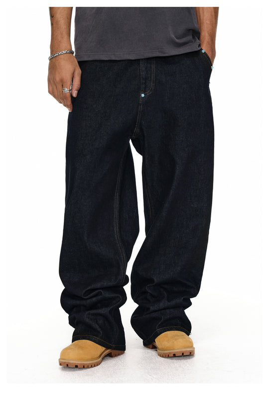 ANTIDOTE Blue Stone Studded Jeans | Face 3 Face