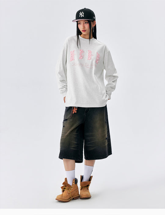 MEDM Pearl Patch Logo Long Sleeve Tee | Face 3 Face