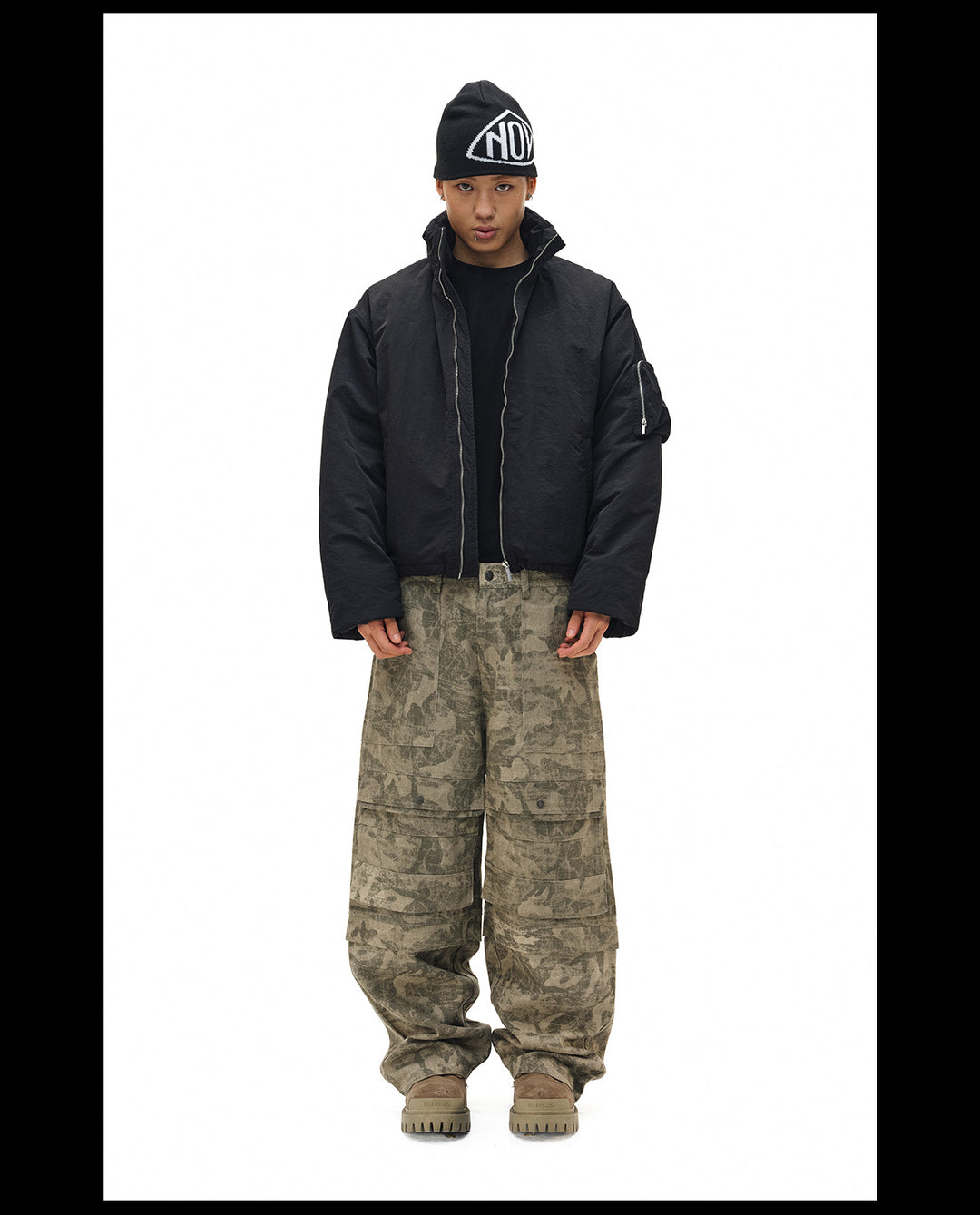 NOVACAM Windproof Puffer Short Jacket | Face 3 Face