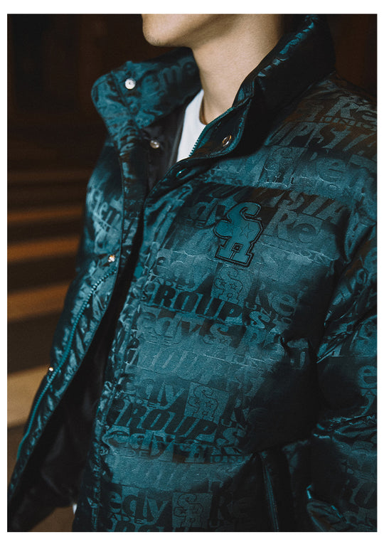 Remedy x STA STARMD SR 3D Logo Full Print Puffer Jacket | Face 3 Face