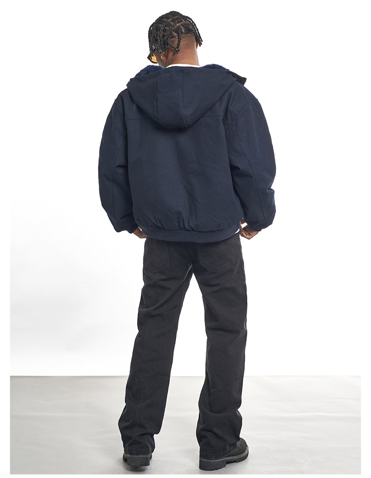 F3F Select Snake Pattern Lining Hooded Jacket | Face 3 Face