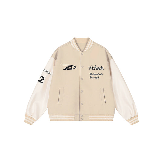 Baseball Jacket | Achock Basic Embroidery Baseball Jacket | Face 3 Face