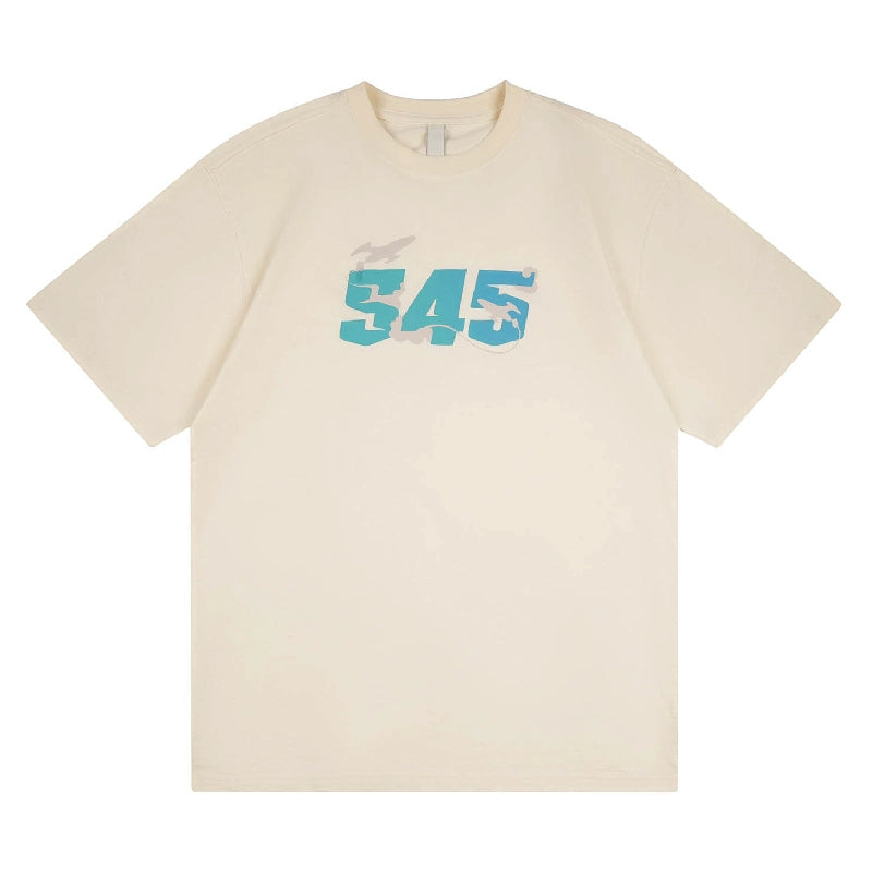S45 Airplane Gradient Logo Tee | Face 3 Face