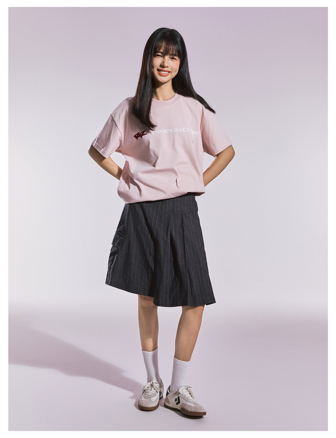 Remedy Gradient Logo Print Tee | Face 3 Face