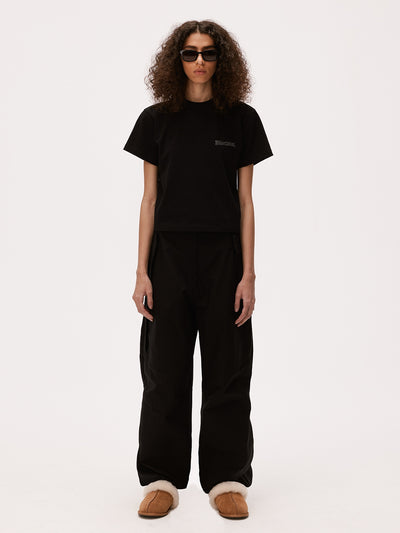 MHARF Exclusive Black Zip Wide Leg Pants | Face 3 Face