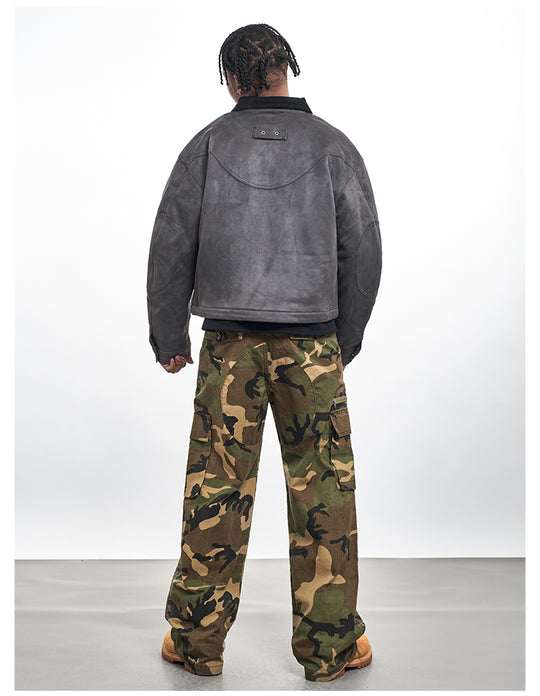 F3F Select Suede Short Work Jacket | Face 3 Face