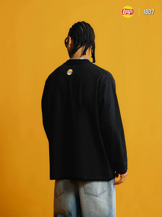 1807 × Lay’s Potato Chips Printed Long Sleeve Tee | Face 3 Face