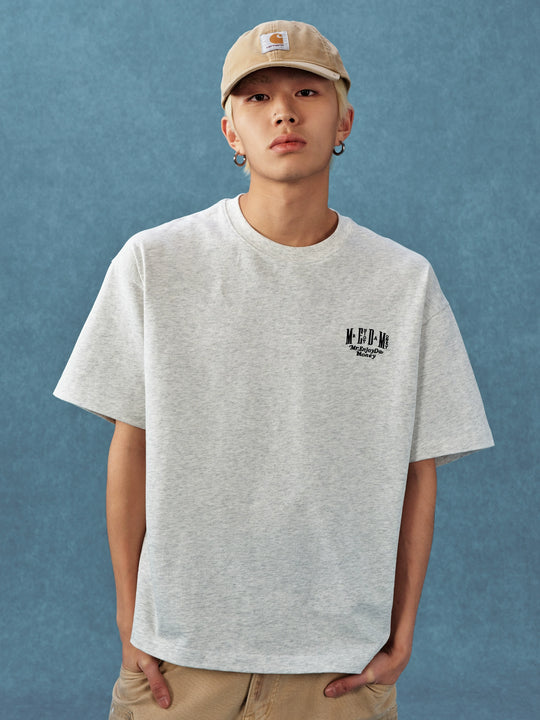MEDM Mini Logo Embroidered Tee | Face 3 Face