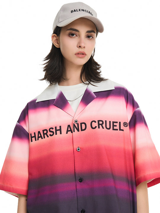 Harsh and Cruel Sunset Clouds Cuban Shirt | Face 3 Face