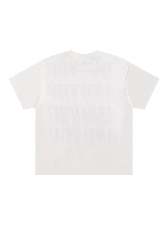 EVILKNIGHT(EK) AND YOU Letter Print Tee | Face 3 Face