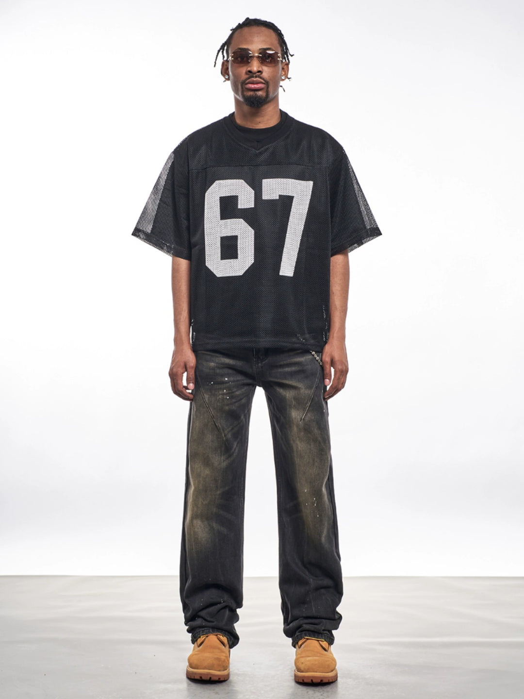 F3F Select Cat Whisker Splash Ink Black Jeans | Face 3 Face