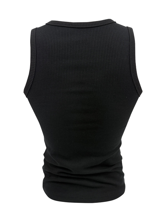 KARMANISTIC Logo Print Slim Tank Top | Face 3 Face