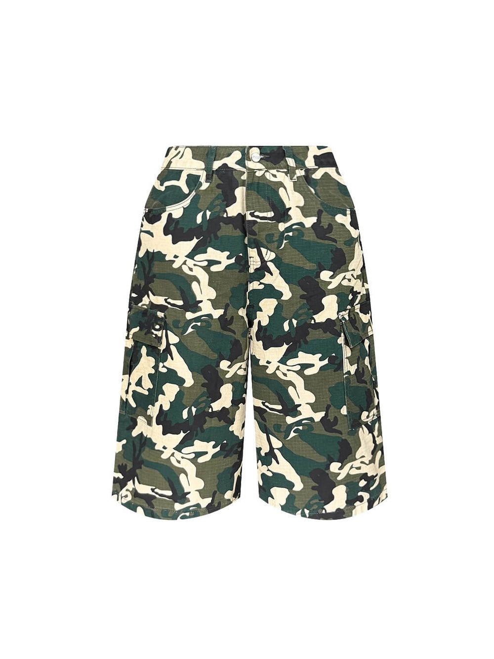 S45 Camouflage Ripstop Baggy Cargo Shorts | Face 3 Face