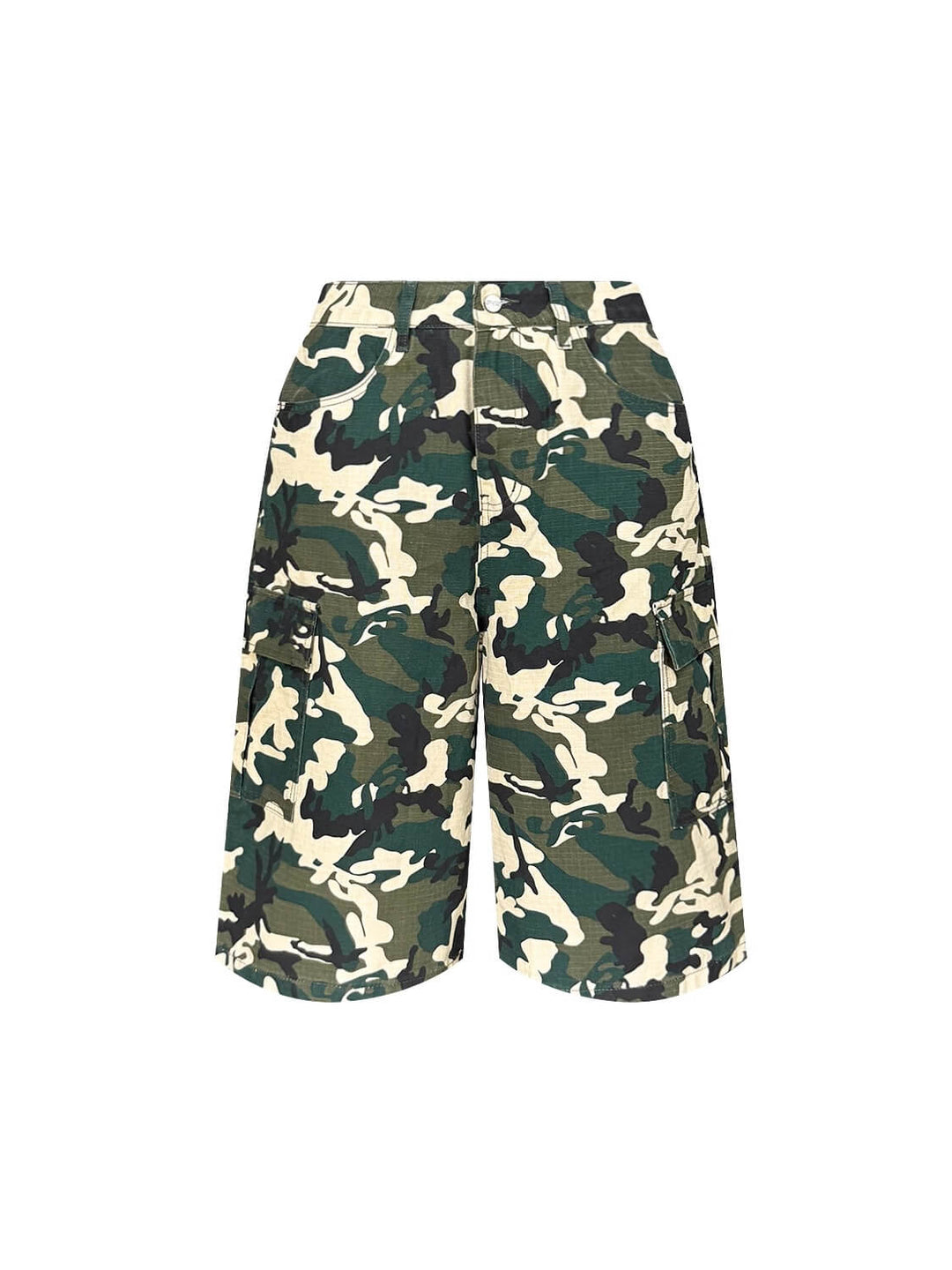 S45 Camouflage Ripstop Baggy Cargo Shorts | Face 3 Face