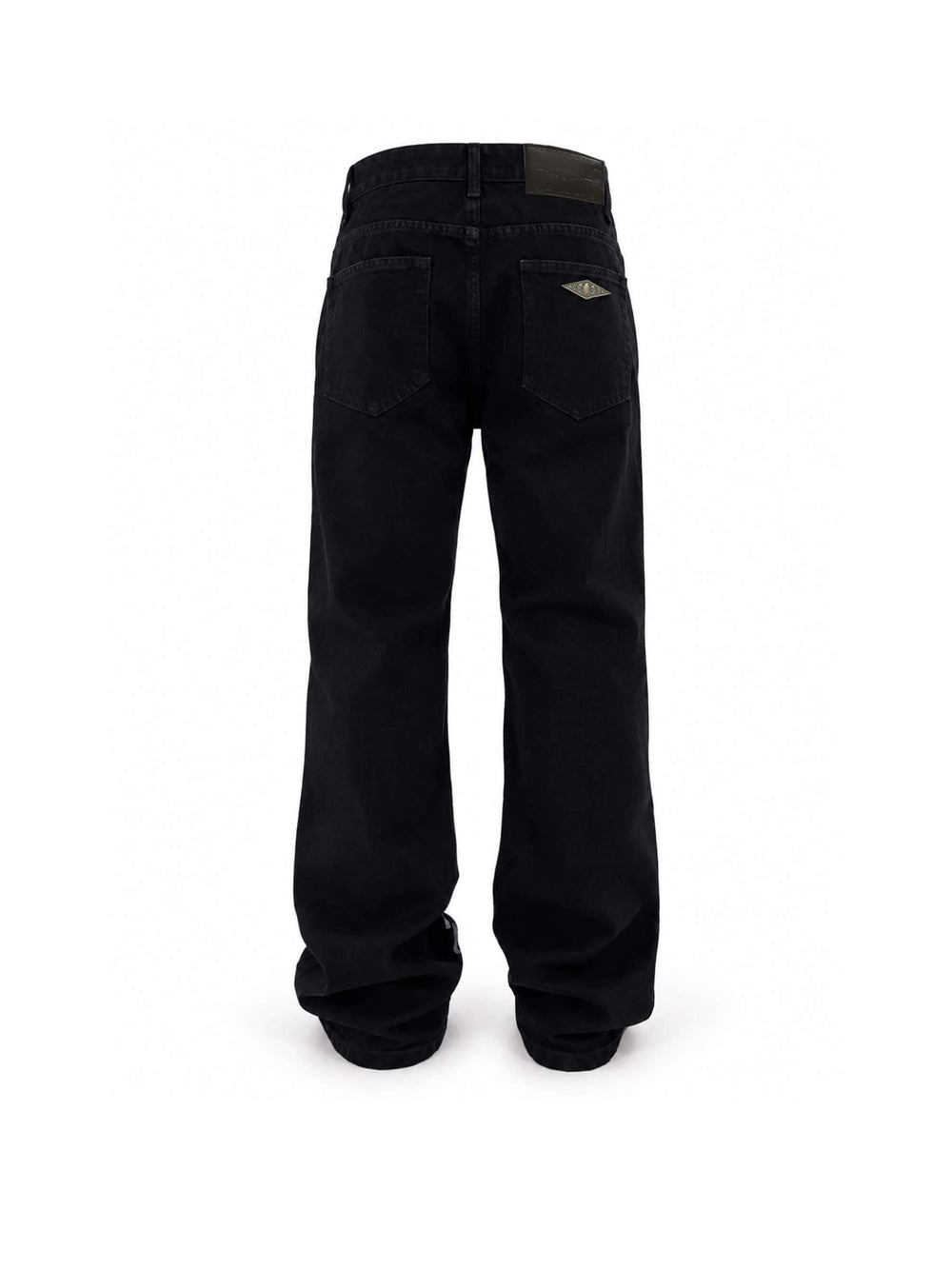KARMANISTIC Gothic Lettering Embroidered Jeans | Face 3 Face