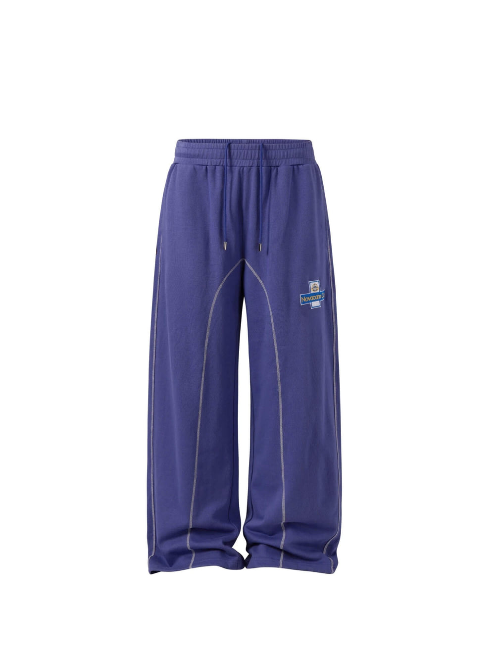 NOVACAM Inspired Embroidered Curved Baggy Sweatpants | Face 3 Face