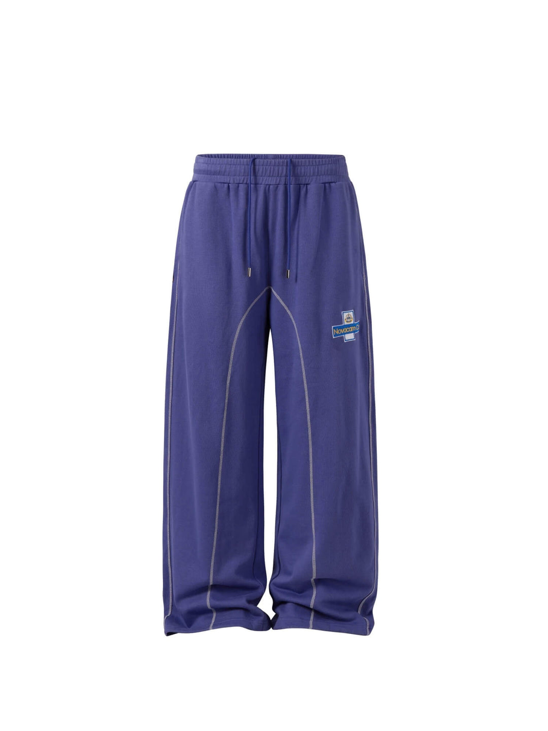 NOVACAM Inspired Embroidered Curved Baggy Sweatpants | Face 3 Face