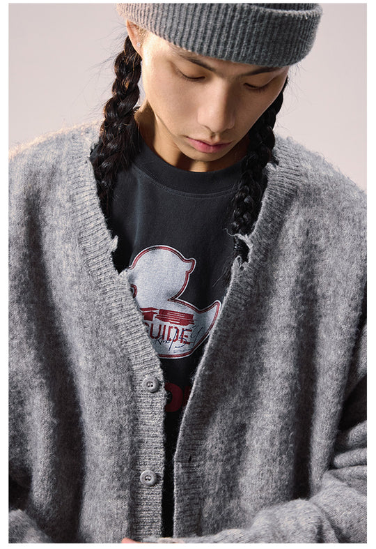 Remedy Distressed Knit Cardigan | Face 3 Face