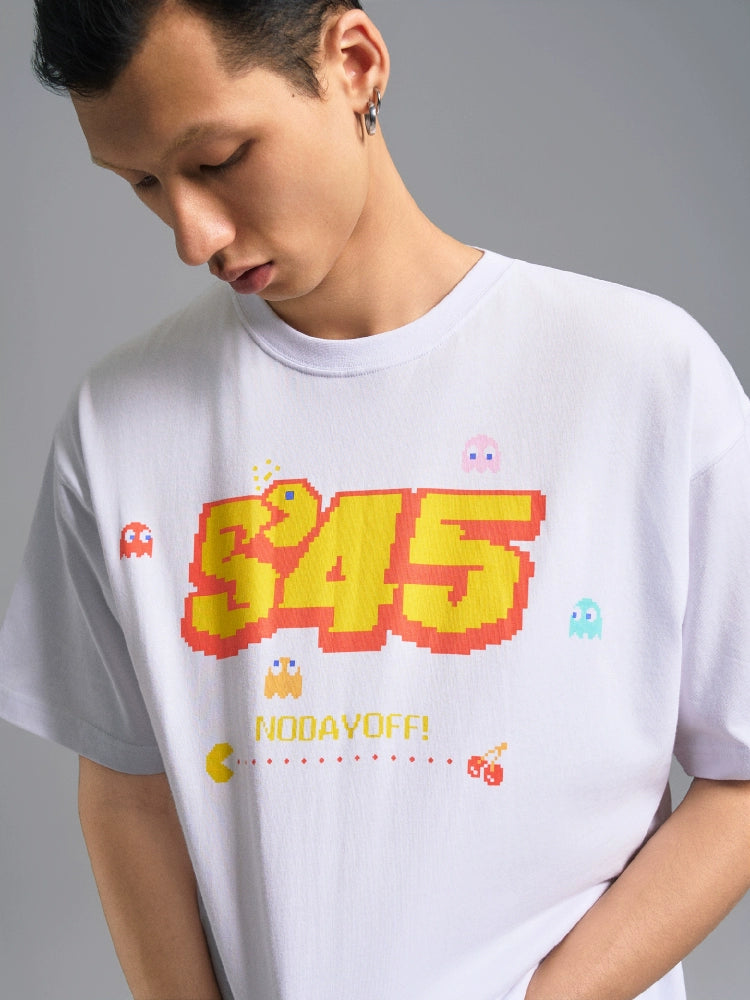 S45 Pacman Game Logo Tee | Face 3 Face